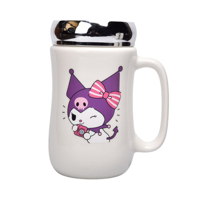 POCILLO CERAMICA KUROMI PERSONAJE 450ML DIM:7X14