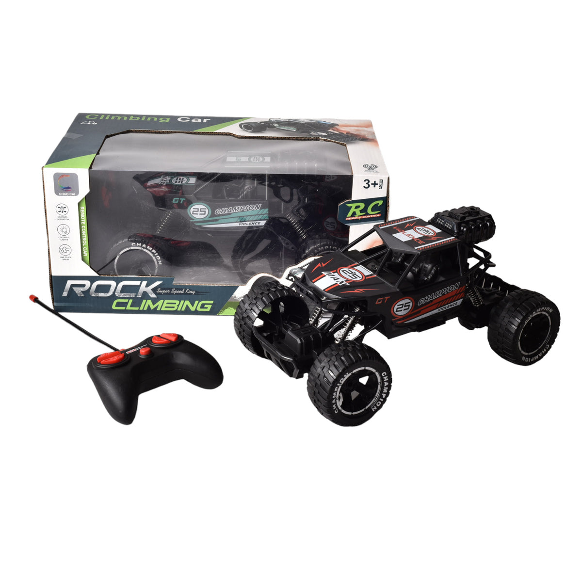 juguete carro con control remoto plastico