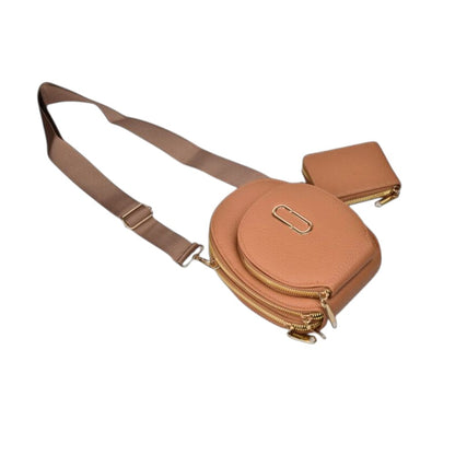 BOLSO PARA DAMA SINTETICO CON MONEDERO DIM: 15X18X7