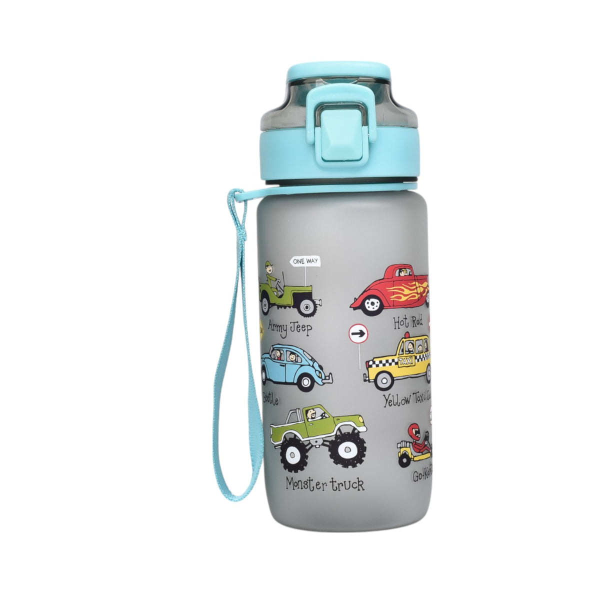botella de agua 550ml plastica dim:7x7x19