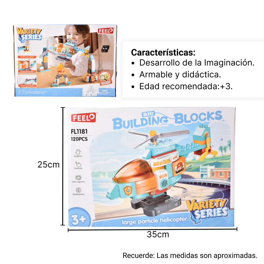 fichas de armar avion plastico juguete niños
