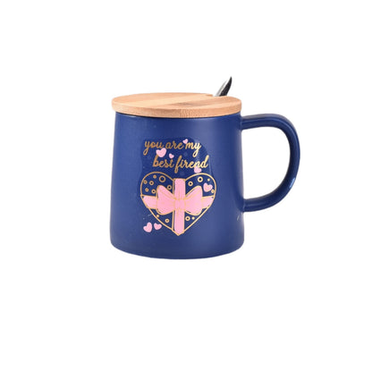 MUG POCILLO CON CUCHARA CERAMICA