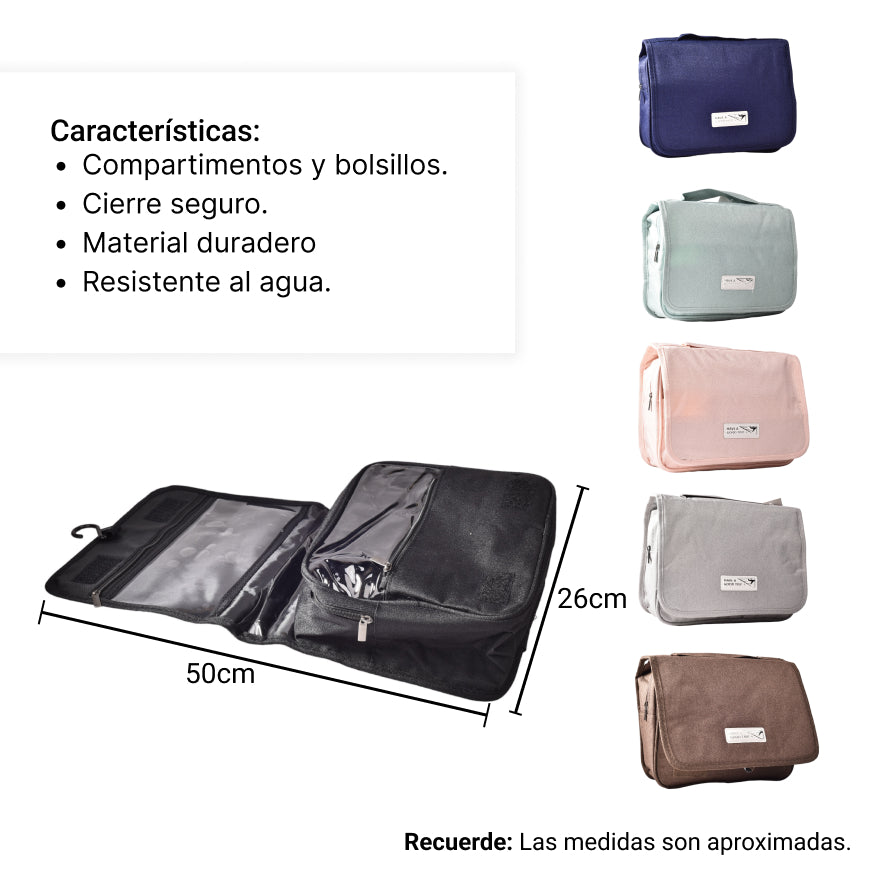 bolso organizador de viaje dim:24*10*18cm