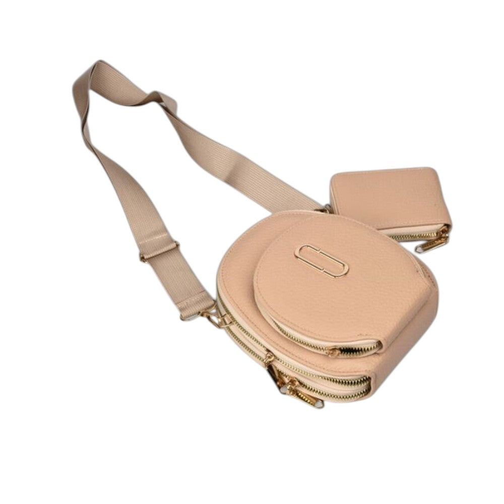 bolso para dama sintetico con monedero dim: 15x18x7