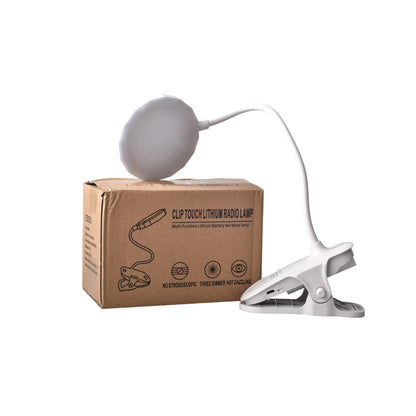 LAMPARA LED RECARGABLE CON CABLE USB BLANCO