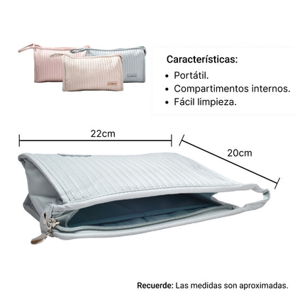 COSMETIQUERA ORGANIZADOR NECESER VIAJE DIM: 22*8*16