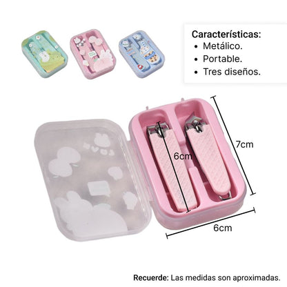 CORTAUÑAS ESTUCHE SET DIM: 4x6x2