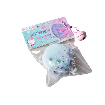 SQUISHY FORMA GALLETA ANTI ESTRES ELASTICO CAUCHO DIM:6CM