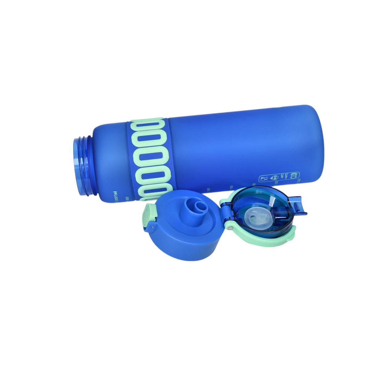 botella de agua 1000ml plastica dim:7x7x28