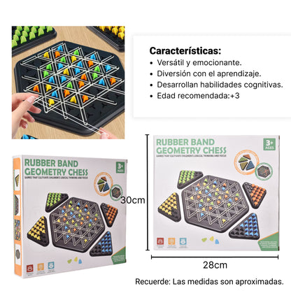 JUEGO AJEDREZ DIDACTICO PLASTICO DIM:30*28*5
