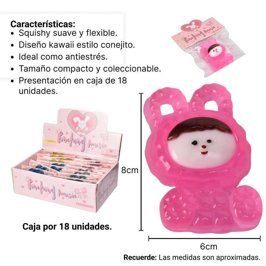 squishy anti estres elastico caucho dim:6cm