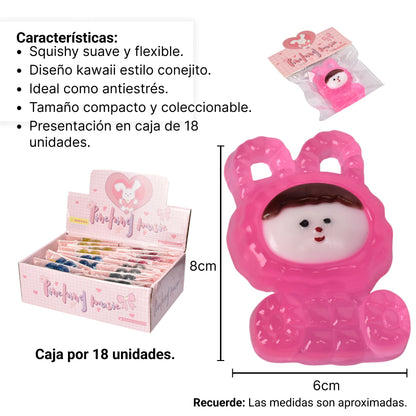 SQUISHY ANTI ESTRES ELASTICO CAUCHO DIM:6CM