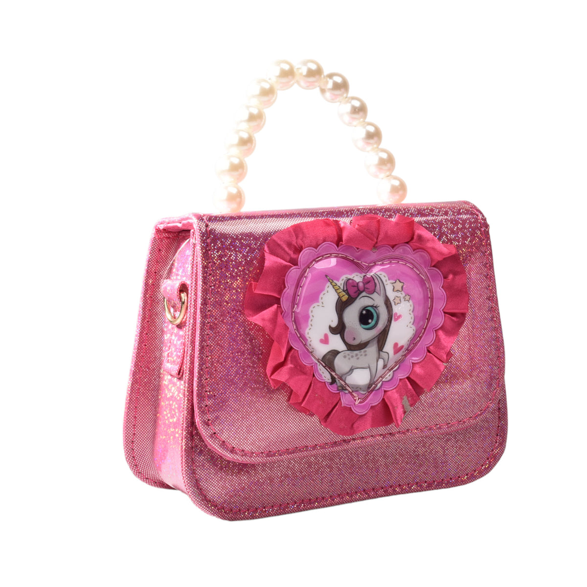 cartera sintetica de niña  dim:15*12*6cm