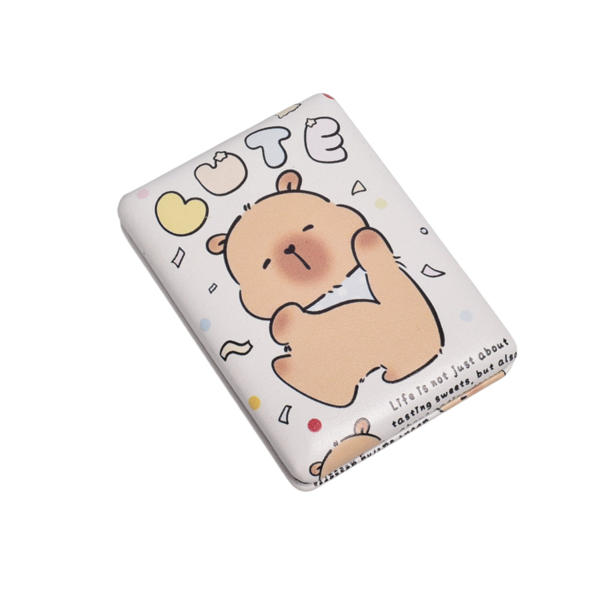 espejo cuadrado cartera capybara dim:6x8