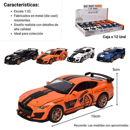 CARRO DEPORTIVO COLECCIONABLE METALICO DIM:16 x 7 x 5 cm