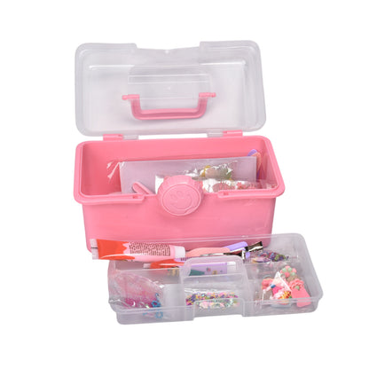 JUGUETE KIT DE ARTE CON ACCESORIOS PLASTICO DIM:19X11X13