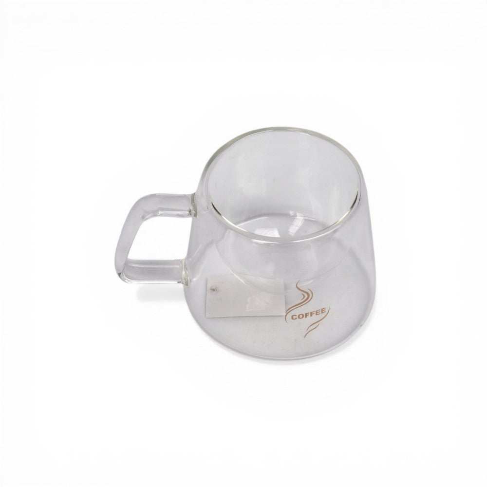 mug pocillo vidrio 80ml dim: 7x6x6