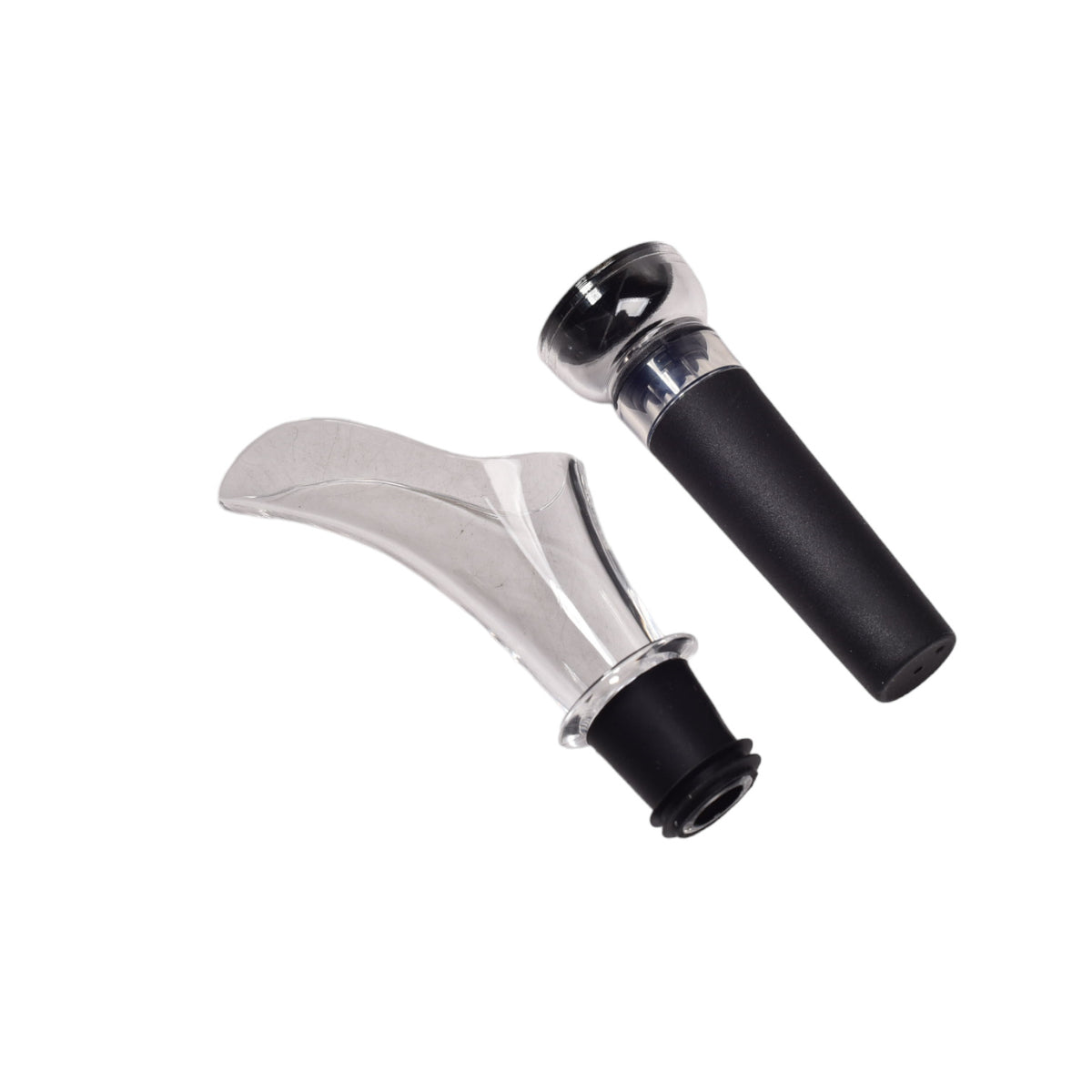 vertedor y tapon para sacachorcho de vino