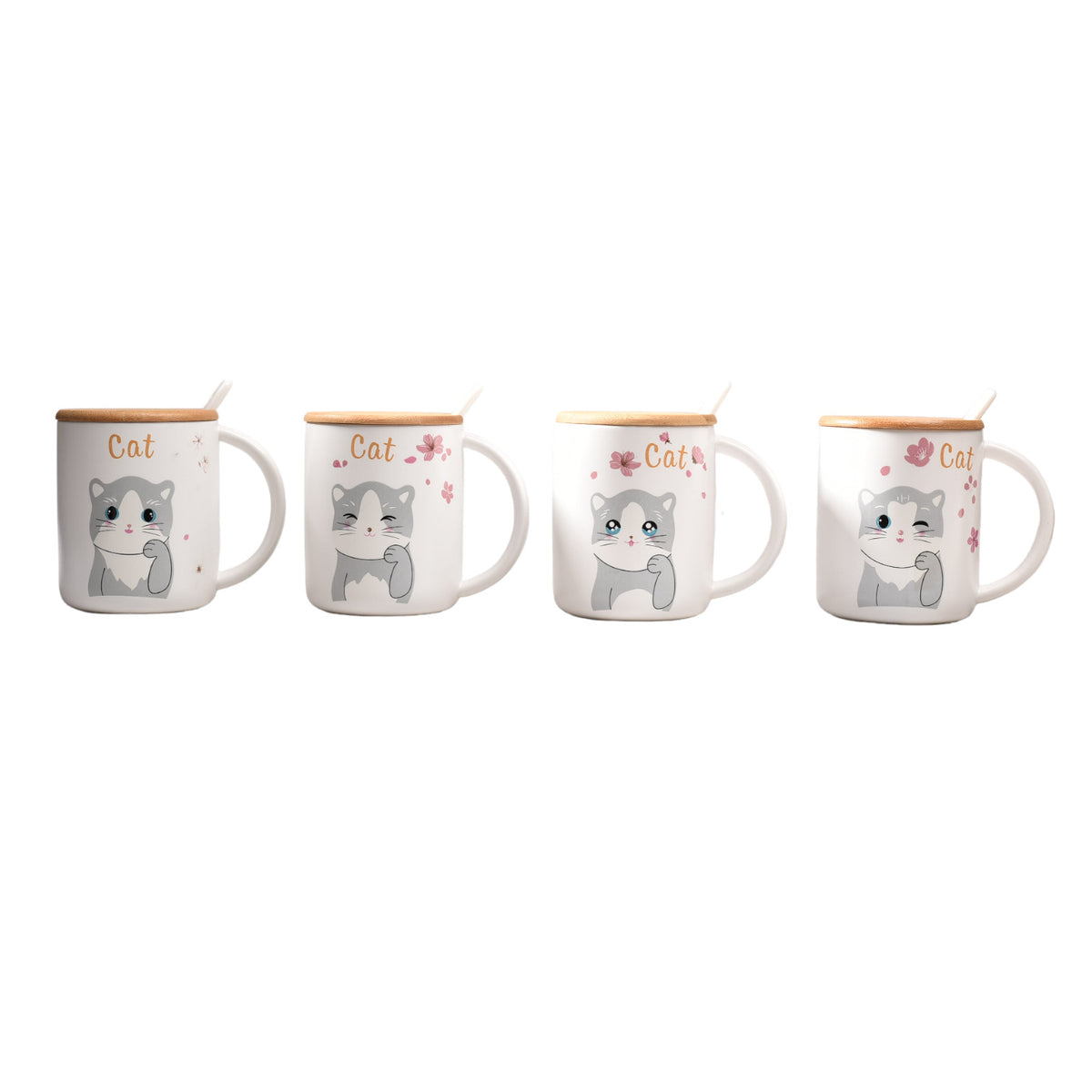 pocillo grande ceramica mug con cuchara