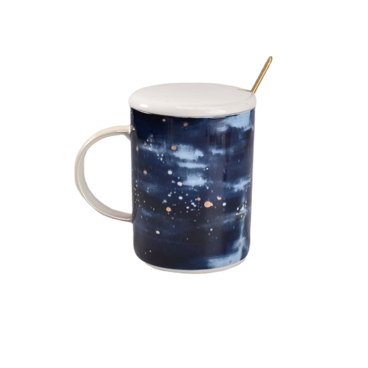 mug pocillo con cuchara ceramica