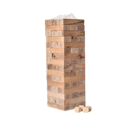 JUGUETE DE MESA JENGA MADERA DIM:8X8X25CM