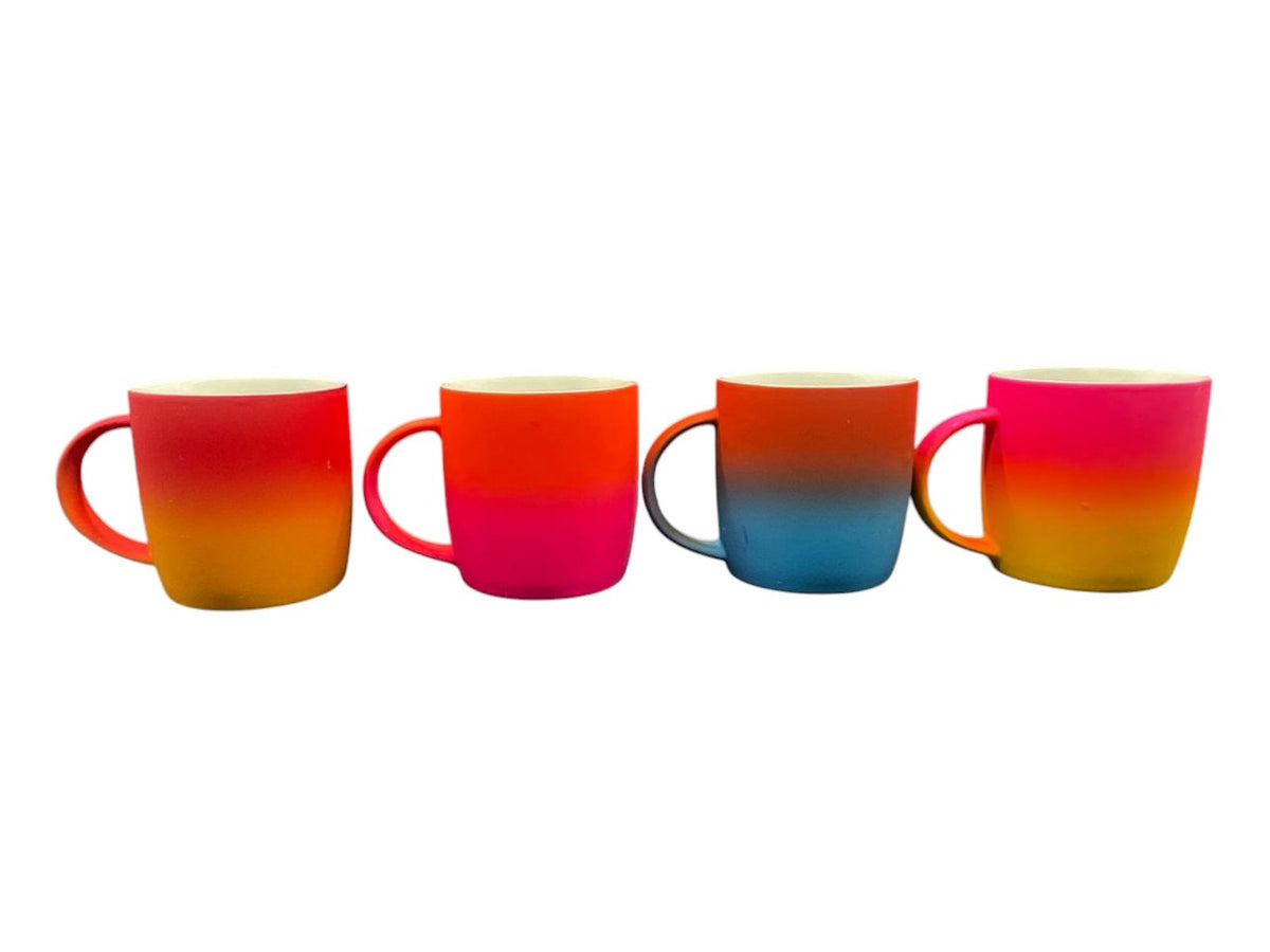 mug pocillo ceramica doble color