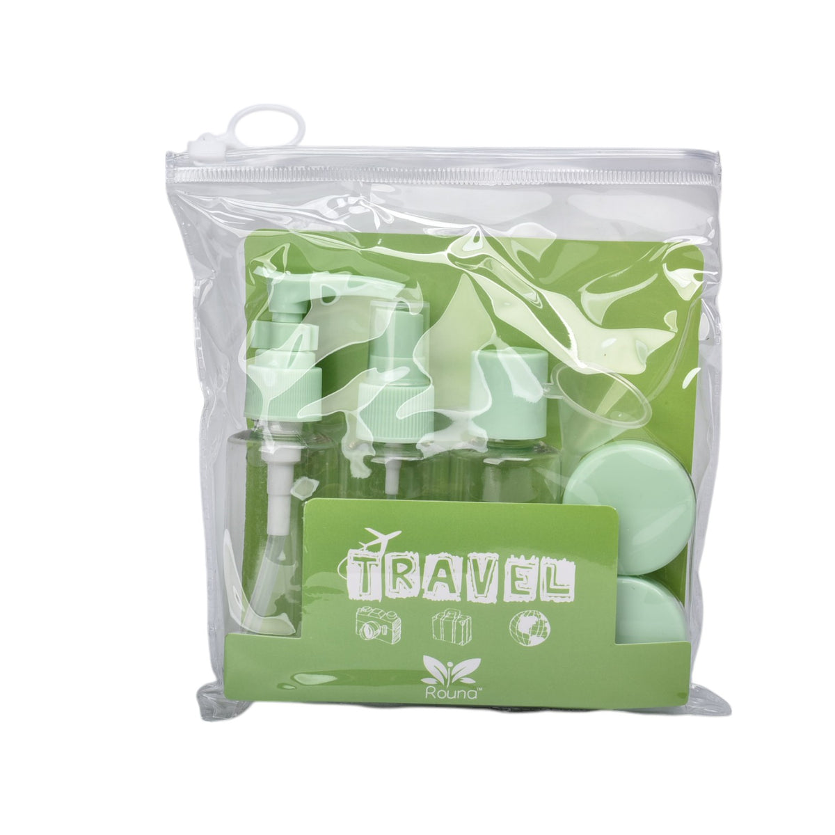 kit 6 envases recargables viajero plastico 50ml dim:15x16x3
