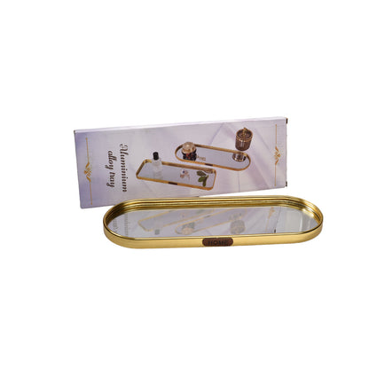 BANDEJA DE ESPEJO DECORATIVA