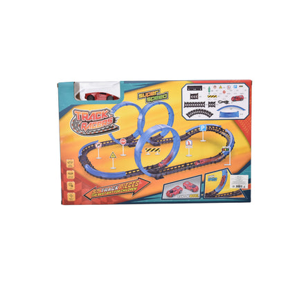 JUGUETE PISTA DE CARROS CON SONIDO Y MOVIMIENTO DIM:42X6X27