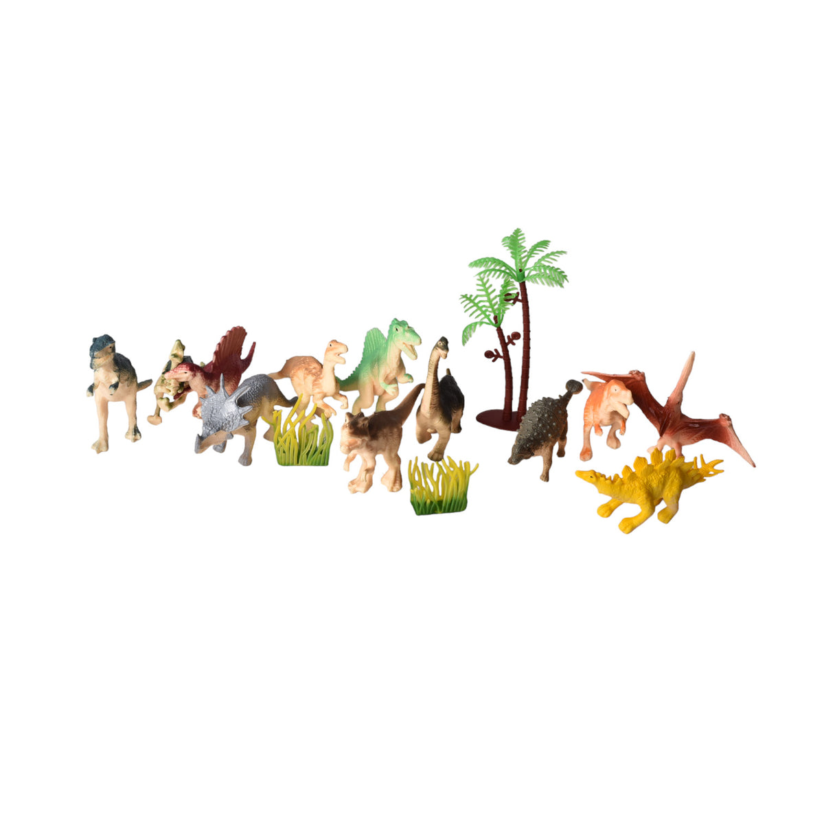 set dinosaurios juguete didactico plastico colección niños