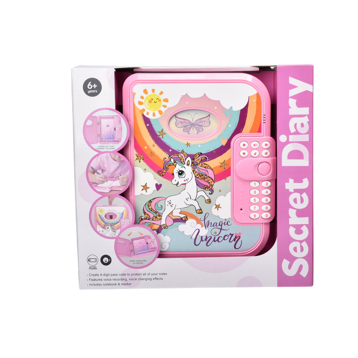 juguete libreta con sonido para niñas dim:28x6x26