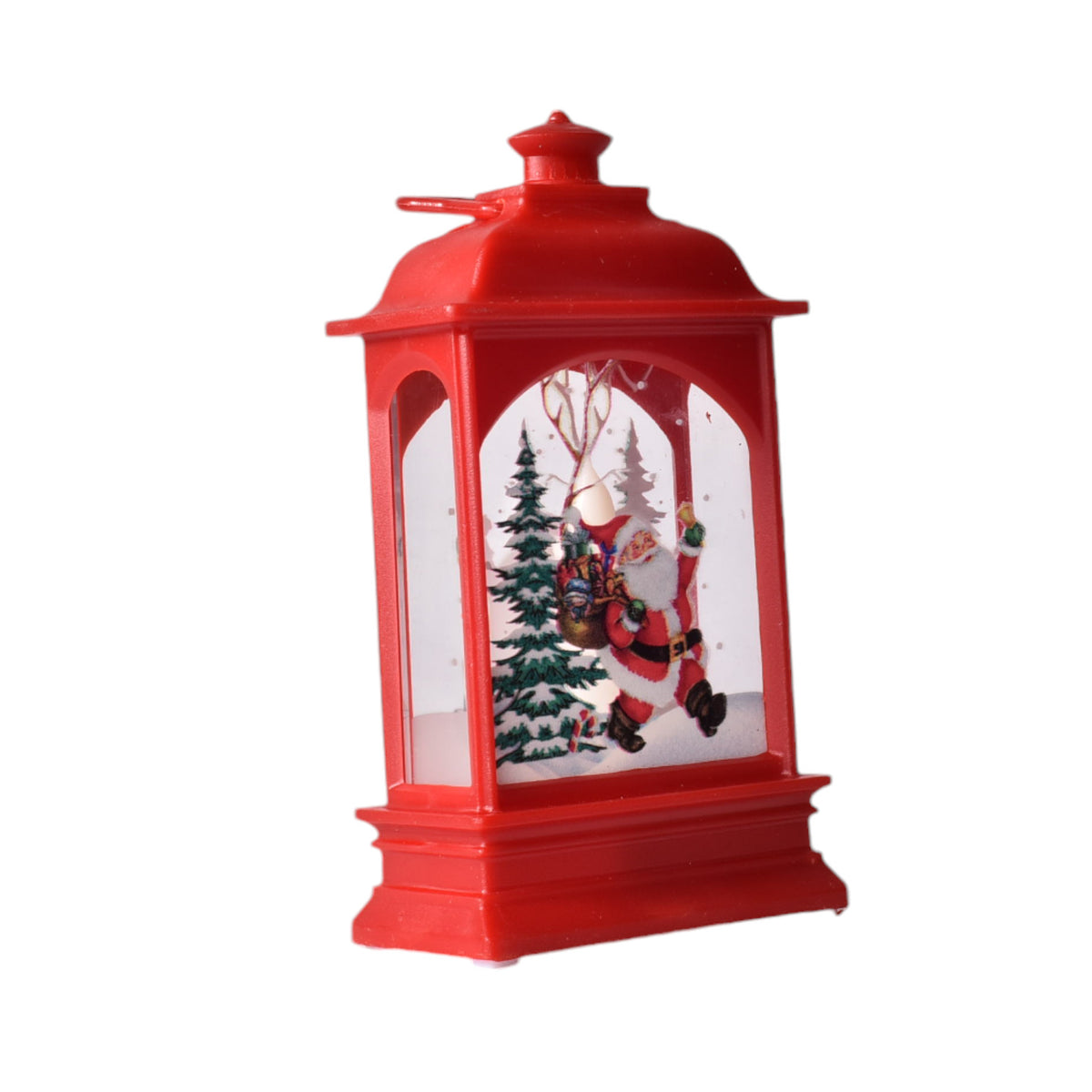 vela decorativa navidad plastica de pila