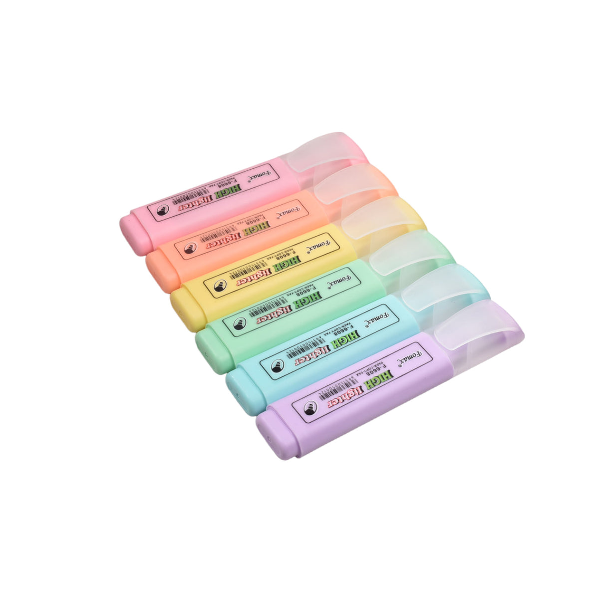 resaltador x 6pcs