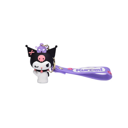 LLAVERO SILICONA KUROMI PERSONAJE DIM:5