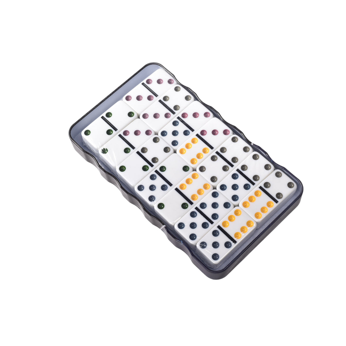 domino estuche metal dim:18.5x10x2.5cm