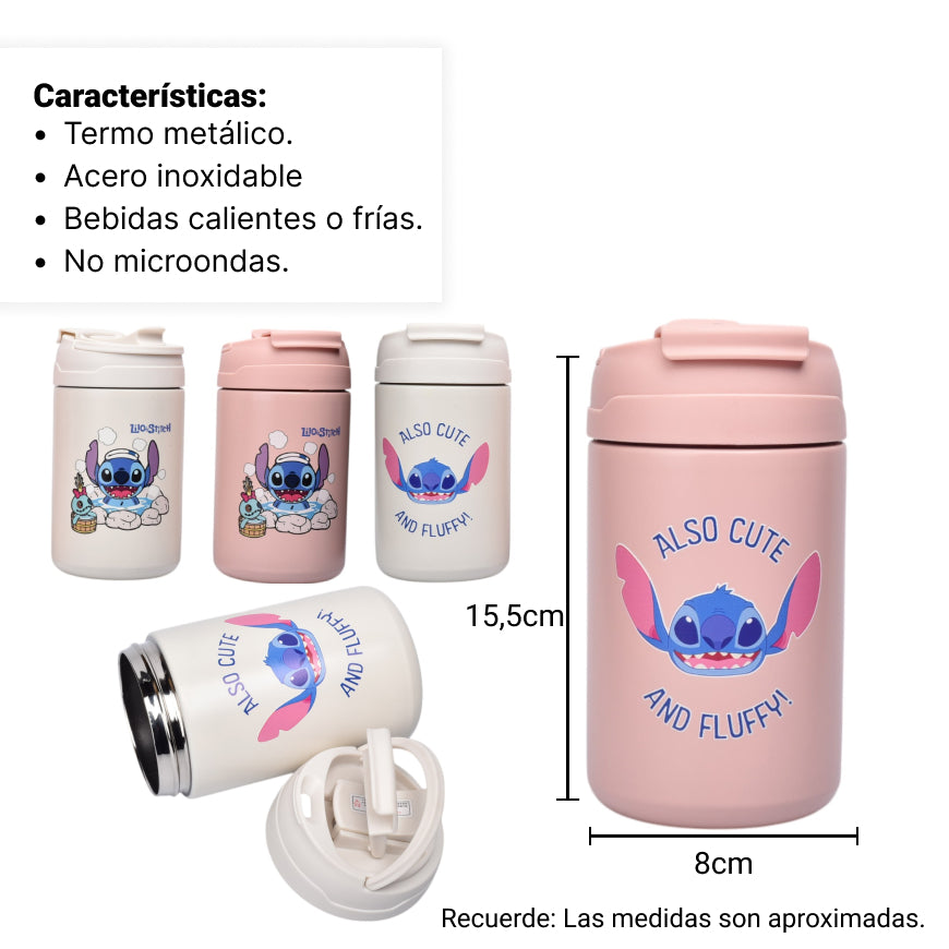 termo metalico 500ml personaje dim:6x15