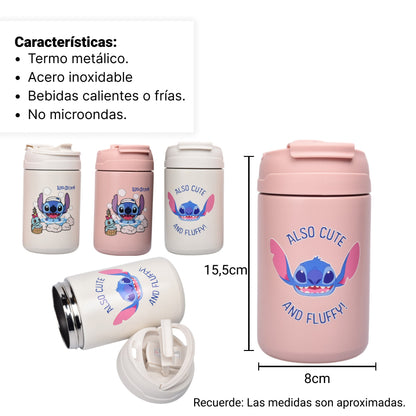 TERMO METALICO 500ML PERSONAJE DIM:6X15