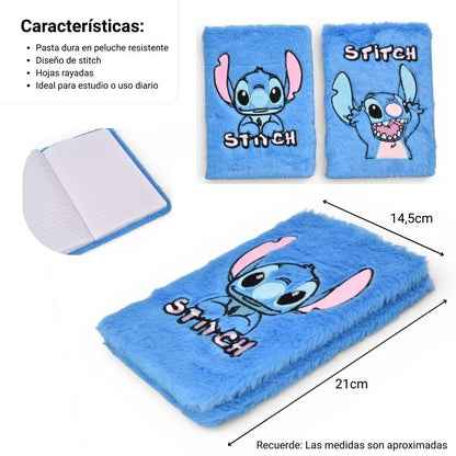 AGENDA DIARIO CUADERNO PERSONAJE POLIESTER DIM:14X21