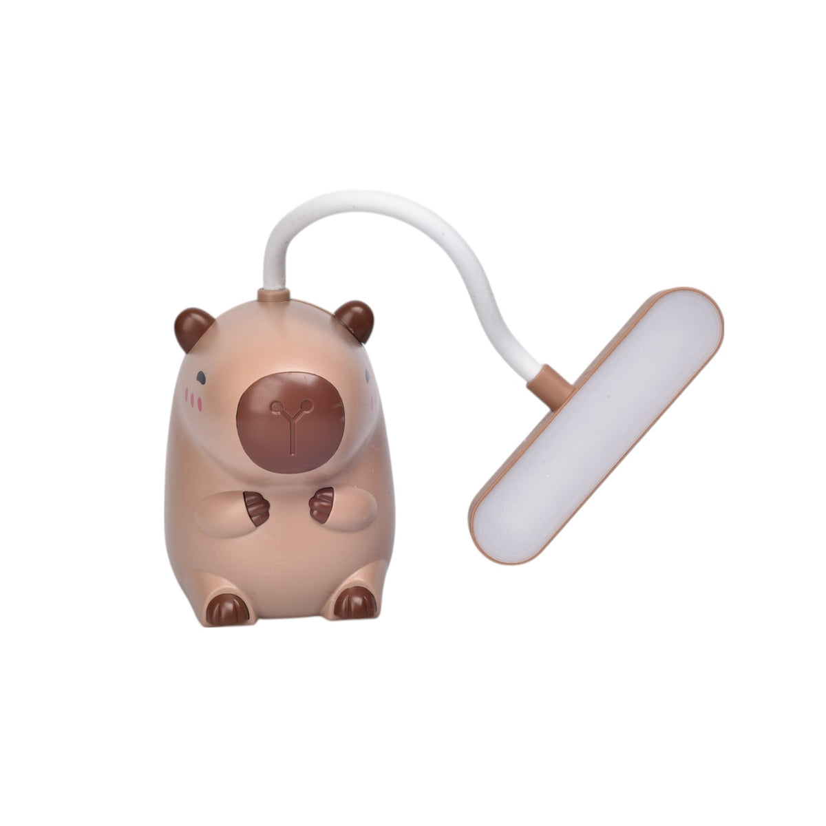 lampara plastico cafe forma capybara dim: 6x7x25