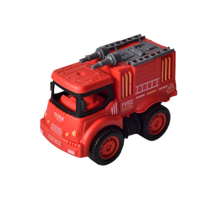 JUGUETE SET POR 4 UNIDADES CARRO DE BOMBEROS PLASTICOS