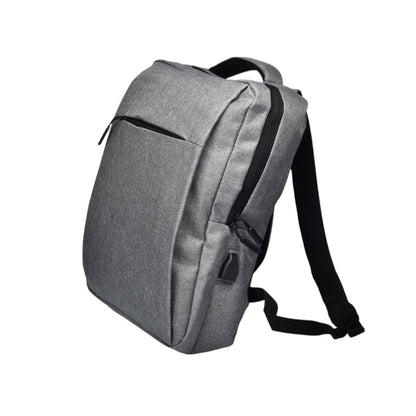 MALETA MORRAL POLIESTER NEGRO Y GRIS DIM:40X28X11