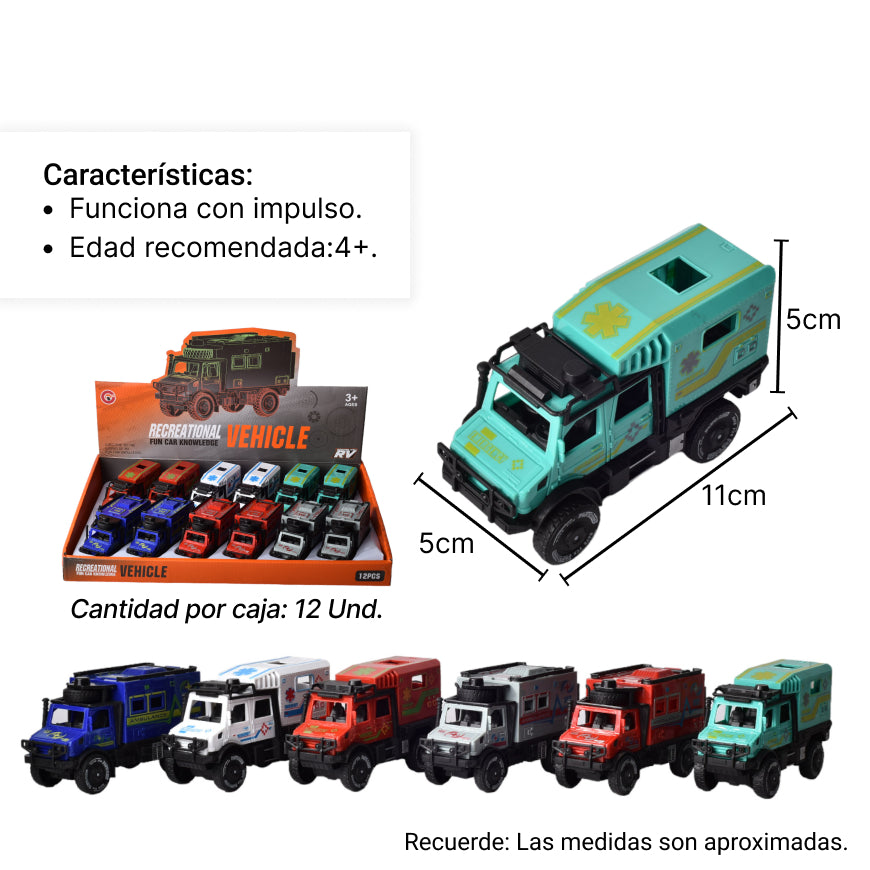 juguete carro pequeño varios colores y diseños