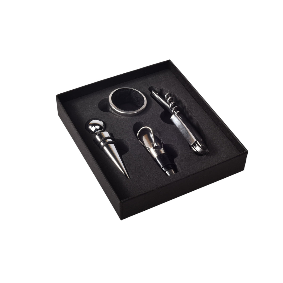 kit descorchador de vino por 4pcs acero inoxidable