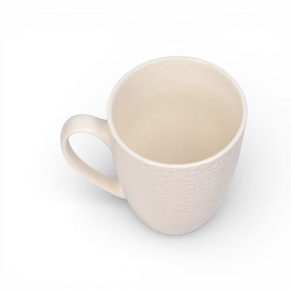 MUG POCILLO CERAMICA BLANCO 350ML DIM:8X8X11