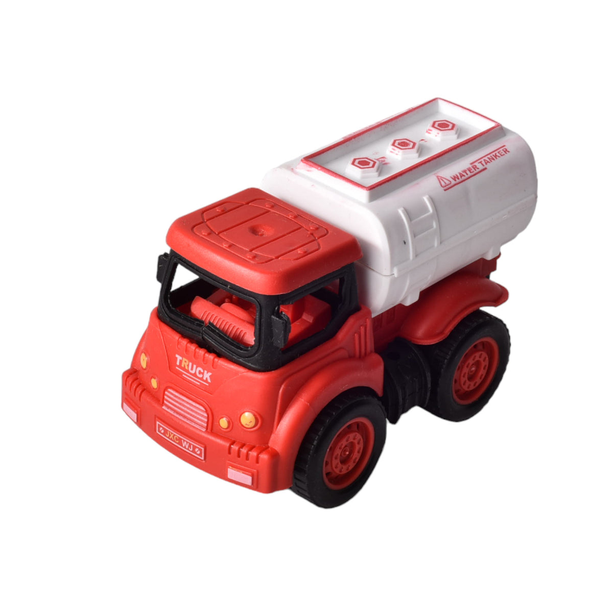 juguete set por 4 unidades carro de bomberos plasticos