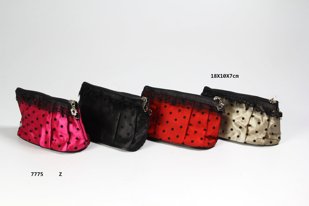 cosmetiquera en lona 18x10x7cm super promo!!