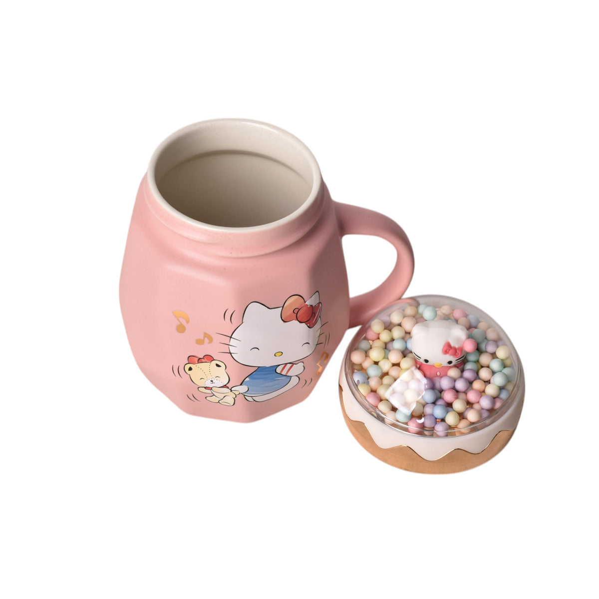 mug pocillo hello kitty personaje 420ml dim:8x8x13