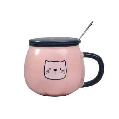 MUG POCILLO CON CUCHARA CERAMICA
