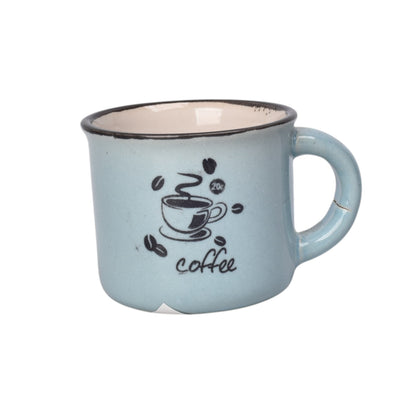 MUG POCILLO CERAMICA 180ML DIM:6X6X5