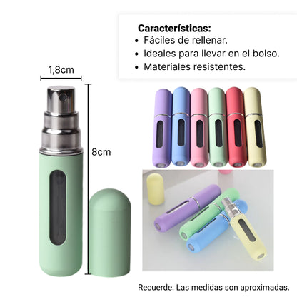 ATOMIZADOR PEQUEÑO PERFUMERO RECARGABLE PEQUEÑO 5ML